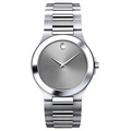 Movado Corporate Men's Stainless Steel Bracelet Watch W/ Silver Dial from Pedre